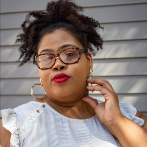 LOFT pinstriped shell